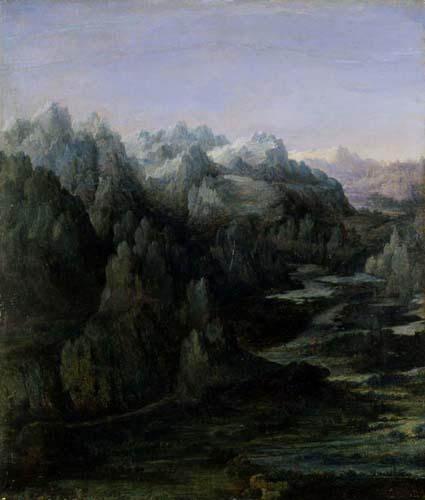 Albrecht Altdorfer Mountain Range oil painting image